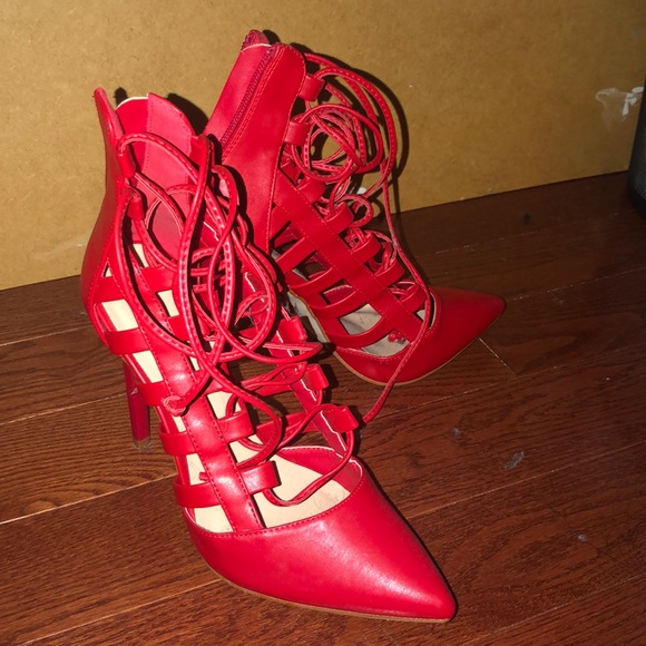 Lace up heels - Picture 3 of 4